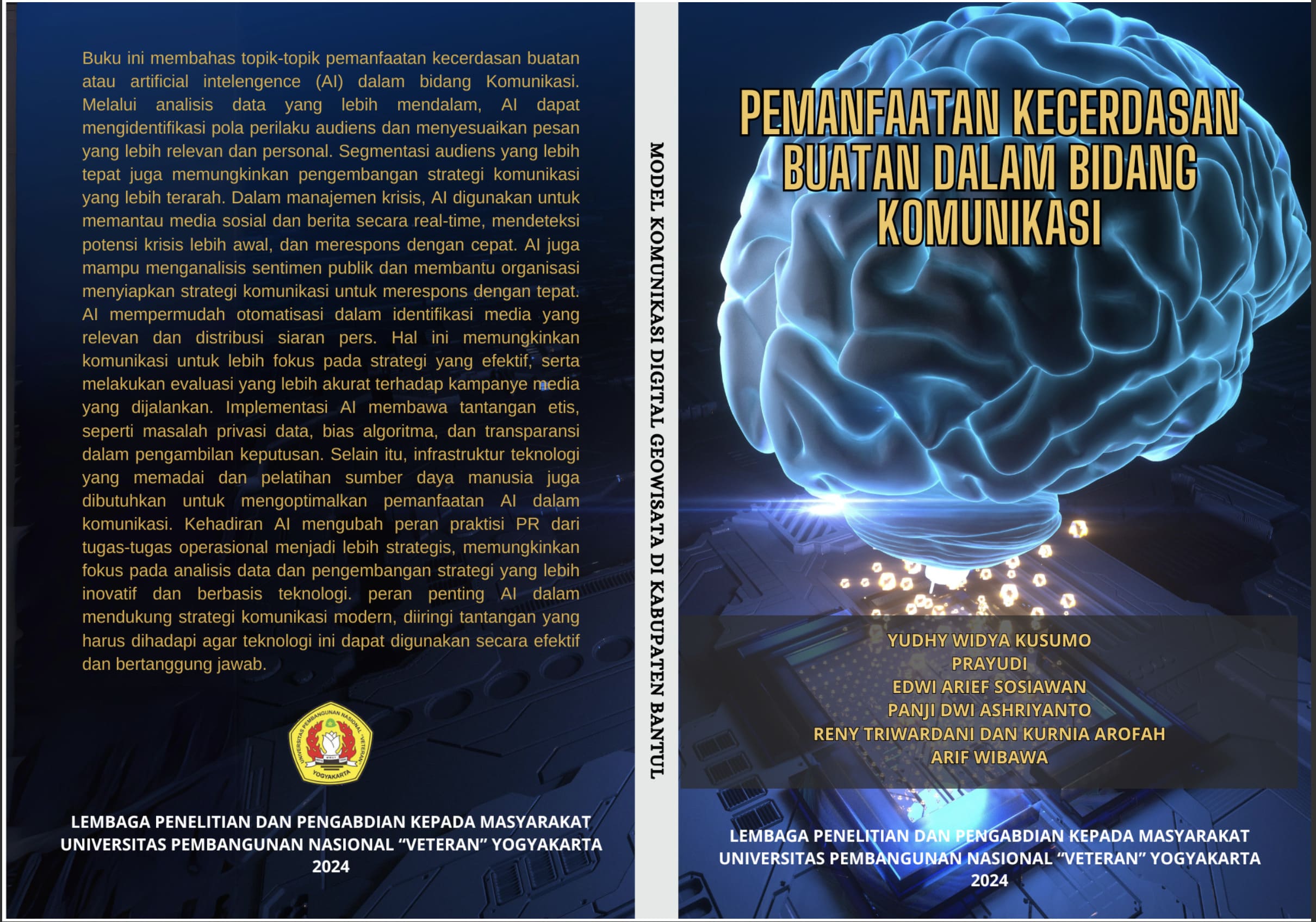 Cover Buku PEMANFAATAN KECERDASAN BUATAN DALAM BIDANG KOMUNIKASI